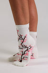 Spring Into Life Pilates grip socks by Melisoles