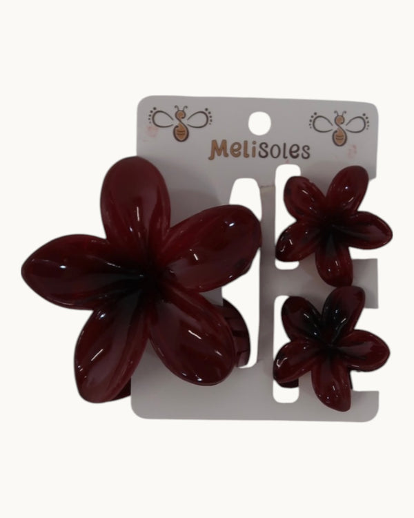 Flower Hair Clips