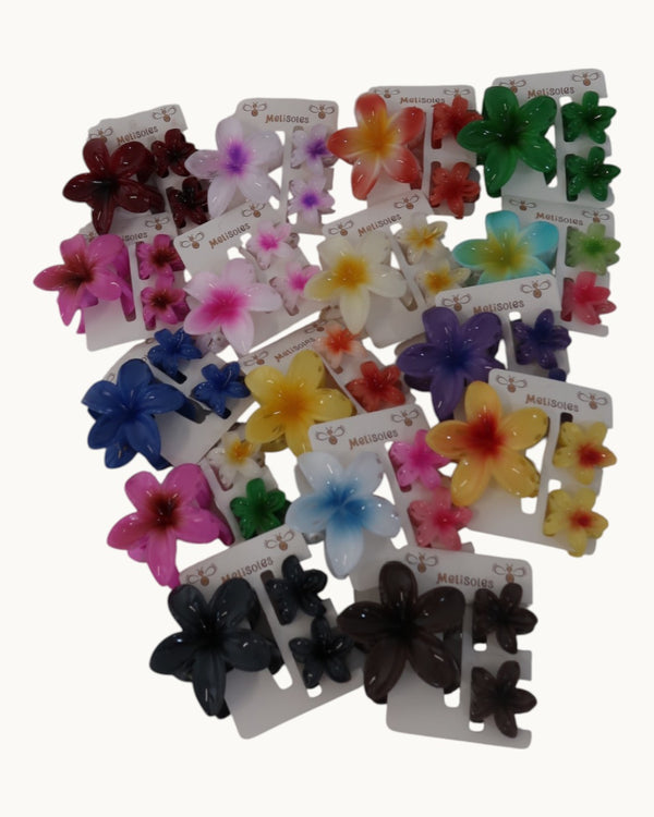 Flower Hair Clips