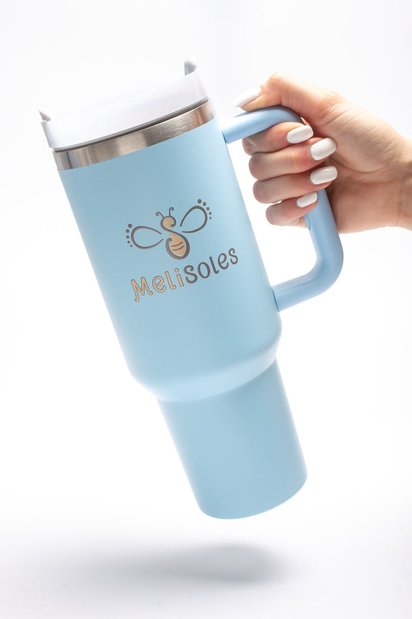 Azure Tumbler Flask