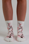 Spring Into Life Pilates grip socks by Melisoles