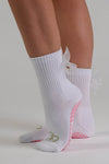 Say I Do bridal Pilates grip socks by Melisoles