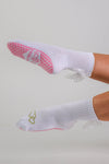 Say I Do bridal Pilates grip socks by Melisoles